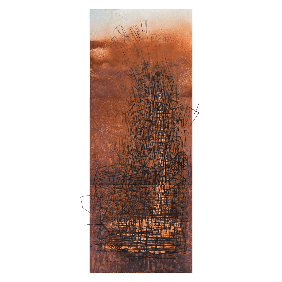 Sky Is Orange II (tryptich)