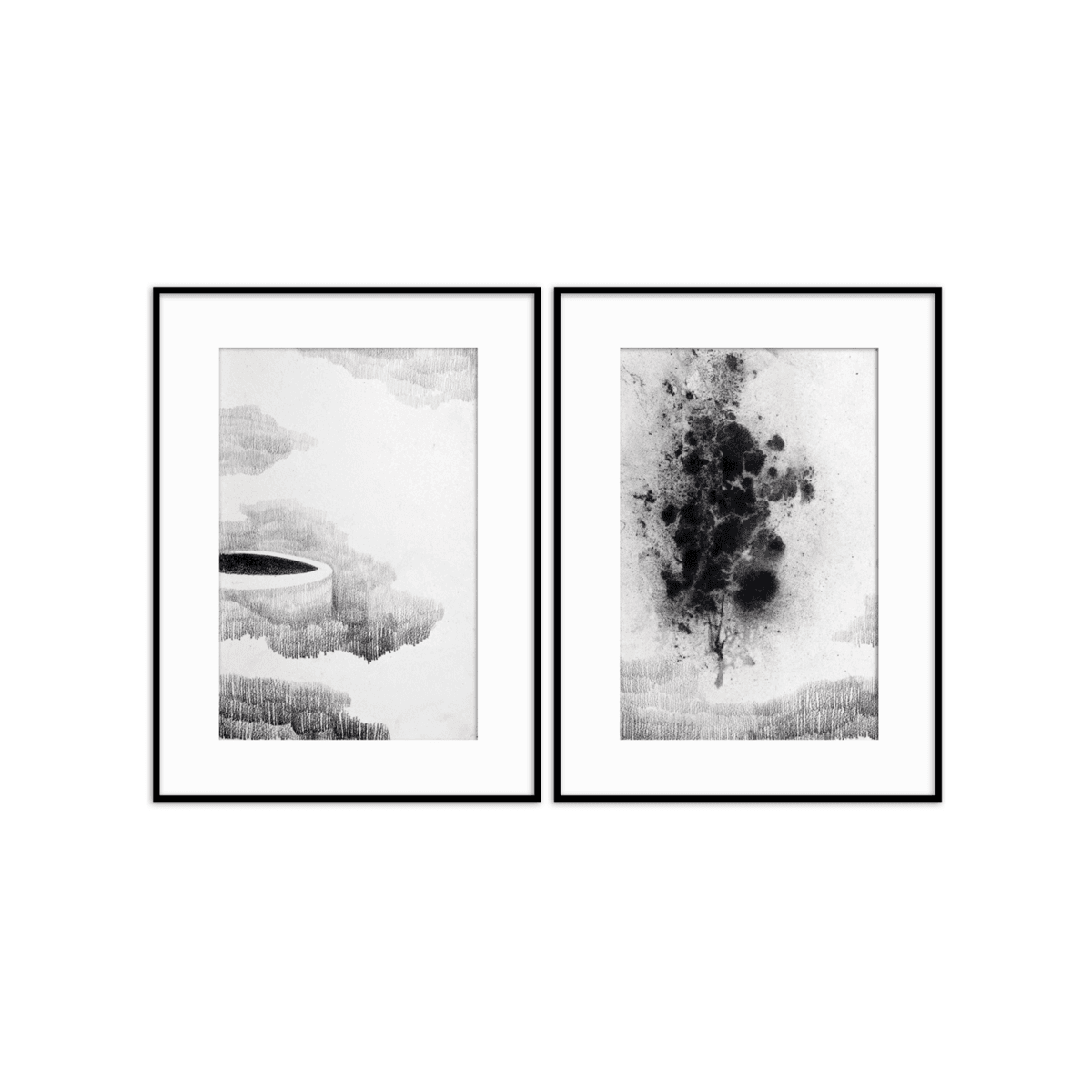 Eclipsed Horizon - I (set of 2)