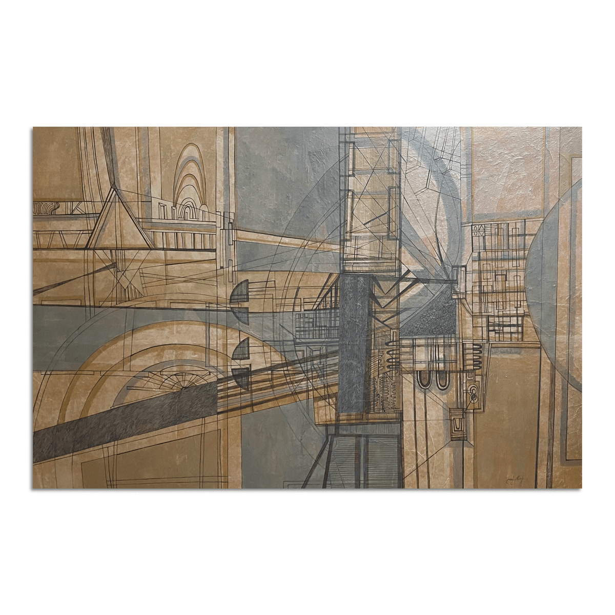 Between thought and structure