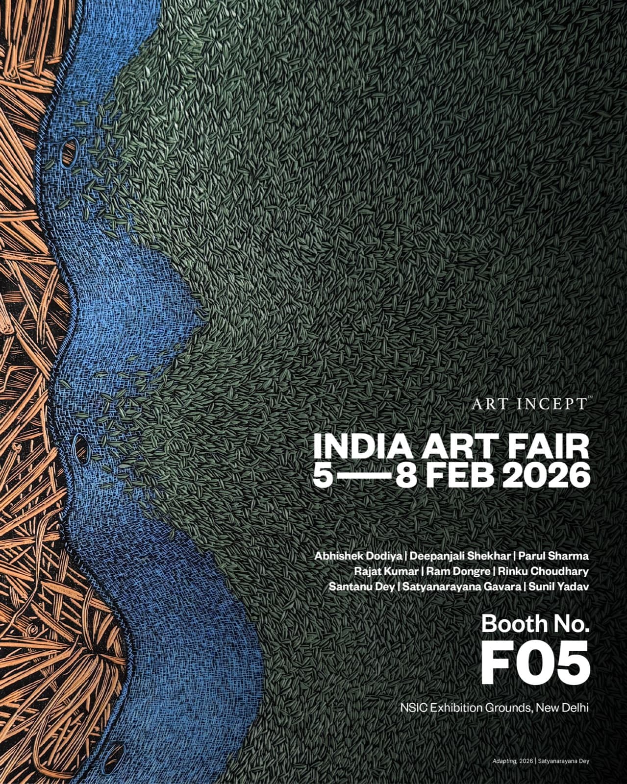 Art Incept at India Art Fair 2026 | Booth F05