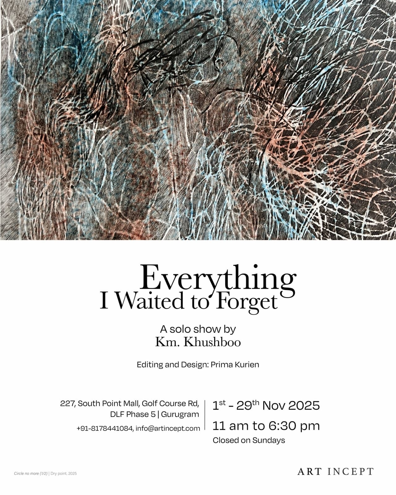 Everything I Waited to Forget: A Solo Show by Km. Khushboo